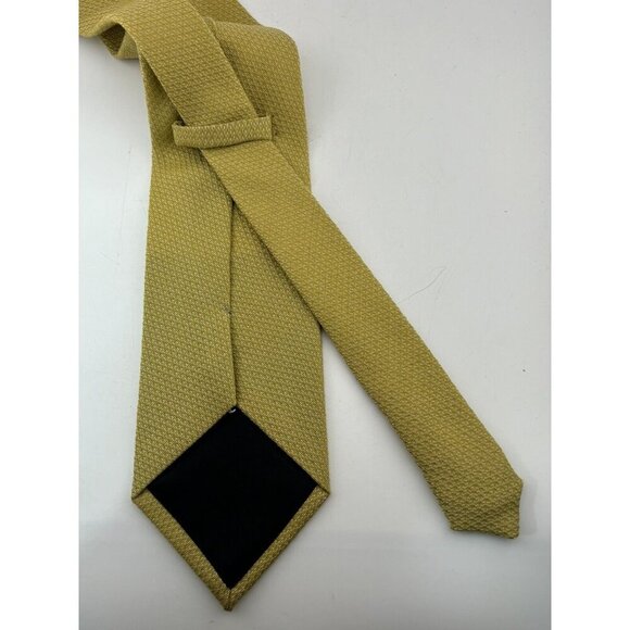 VTG ASSORTED LOT OF 3 - Red, Green & Yellow Silk / Wool Ties Made in Italy - Picture 6 of 10